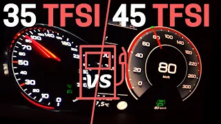 FUEL CONSUMPTION TEST ⛽ Audi A4 35 TFSI vs Audi A6 45 TFSI