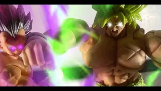 Vegeta VS Broly ( dragon ball stop motion ) #YUMMIEZSMCONTEST