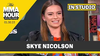 Skye Nicolson Beats Ariel Helwani At Darts, Sets Sights on Future Amanda Serrano Fight