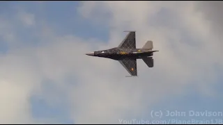 2022 NAS Oceana Air Show - USAF F 16 Viper Demo