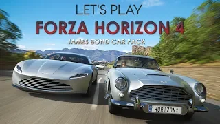 Let's Play FORZA HORIZON 4 with James Bond Car Pack