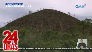 Grassfire na sumiklab sa 2 Chocolate Hills, pahirapan bago naapula | 24 Oras