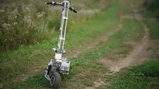 Testing of Vostok, a one-of-a-kind scooter