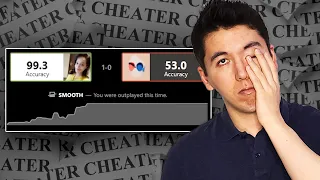 Cheater plays with PERFECT accuracy (she got BANNED immediately)