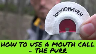 How to use a MOUTH TURKEY CALL - PURRING