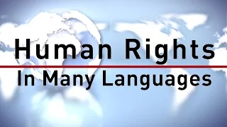 Human Rights in Many Languages