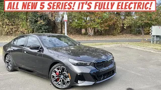 2024 BMW i5 M60 xDrive: POV Start Up, Test Drive, Walkaround and Review