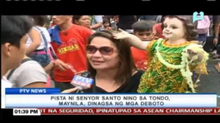 Pista ni Senyor Santo Niño sa Tondo, Maynila, dinagsa ng mga deboto