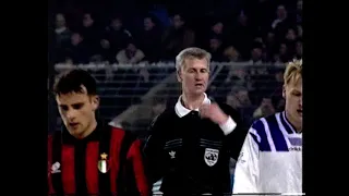 CL-1993/1994. RSC Anderlecht - AC Milan. Full Match (part 2 of 4).