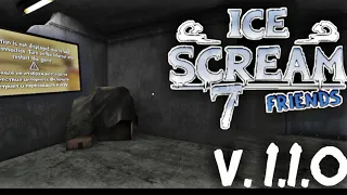 New update of the fan game Ice Scream 7|Ice Scream 7 V. 1.1.0