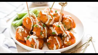 Buffalo Chicken Meatballs