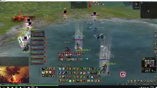 Lineage 2 Core - Conquest - Healer POV - 7vs7 against ruskies
