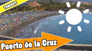 Puerto de la Cruz Tenerife Spain: Tour of beach and resort