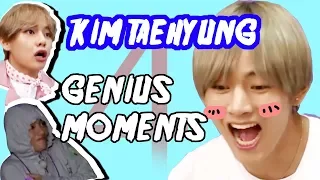 BTS V KIM TAEHYUNG genius moments 4 REUPLOAD