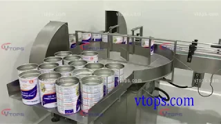 Auto Milk Powder Filling Canning Seaming Production Line for Metal Tin Can | Tin Packing Machine