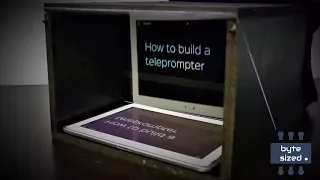 How To Build A DIY Teleprompter For Your Tablet Or Smart Phone