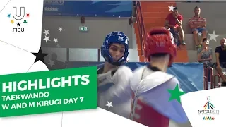 Highlights Day 7 I Taekwondo Men and Women Kiorugi #Napoli 2019