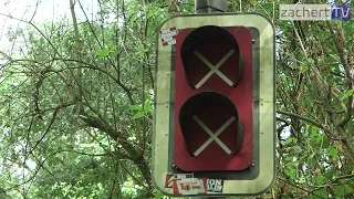 Signalstörung am Straßenbahnübergang der Linie 87