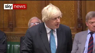 Boris Johnson apologises in the Commons