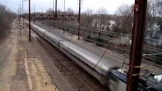 Railfanning while freezing my ass off on the NEC