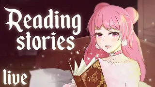 📖 Reading Slavic Fairy Tales 🕯️ (Fire crackling, Soft-Spoken, Bedtime Stories)【PNGTuber】