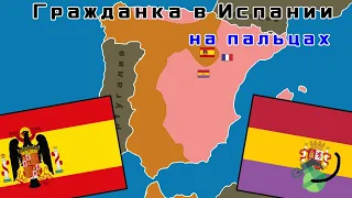 ГРАЖДАНСКАЯ ВОЙНА В ИСПАНИИ НА ПАЛЬЦАХ / ИСПАНСКАЯ ВОЙНА НА ПАЛЬЦАХ