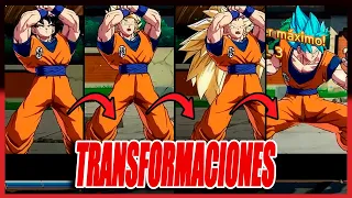 🐉 TRANSFORMACIONES Dragon ball fighterZ ULTRA mod en COMBATE