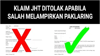 PERBEDAAN PAKLARING DAN SURAT DISNAKER