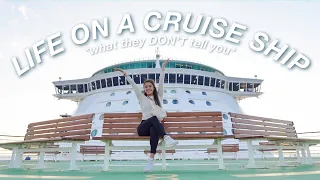 what they DON’T tell you about actually working on a cruise ship!! 🛳️🛟⚓️🗺️