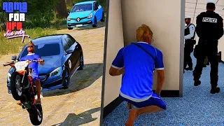 COURSE POURSUITE ET CACHE CACHE AVEC LA POLICE | A4L VICE CITY