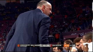 Pablo Laso gets angry to Luka Doncic