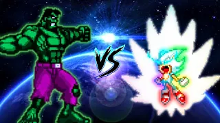 Hulk V3 OP (New) VS Sonic Chaos V3 OP (all form) in Jump Force Mugen