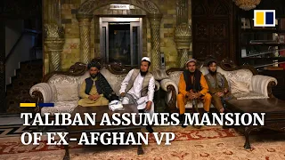 Taliban fighters take over luxurious Kabul mansion of ex-Afghan vice-president Abdul Rashid Dostum