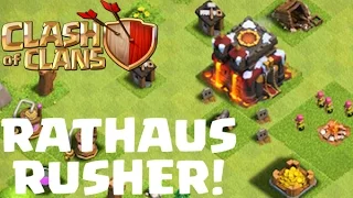 RATHAUS RUSHER || FUN ACCOUNT Part 2 || CLASH OF CLANS || Let's Play CoC [Deutsch/German HD]