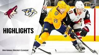 NHL Highlights | Coyotes @ Predators 12/23/19