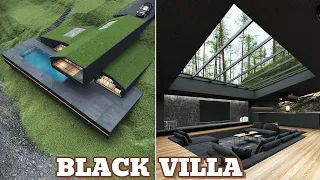 Black Villa in Harriman State Park, New York designed by Reza Mohtashami |  Luxury Villa