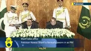 New Pakistan PM: Nawaz Sharif is sworn in for the third time