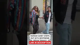 Mariah Carey was glittering in sequins as she stepped out in New York with her boyfriend #shorts