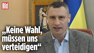 Ukraine-Krise: „Sehen eine Menge russischer Soldaten“ | Vitali Klitschko bei BILD Live