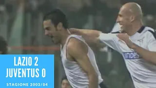 17 marzo 2004: Lazio Juventus 2 0