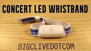 IR controlled concert LED wristband