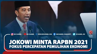 JOKOWI MINTA RAPBN 2021 FOKUS PERCEPATAN PEMULIHAN EKONOMI