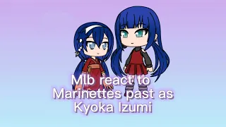 MLB react to Marinettes past as Kyoka Izumi |MLB x BSD| Au| Gacha reaction| Aoi
