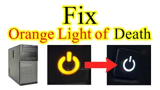 Orange Light on Computer Power Button | Fix Orange light #fixorangelihgt #orangelightissue #computer