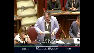 Dario Carotenuto - M5S Camera - Intervento in Aula - 31/07/23