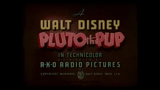 Pluto the Pup – Pluto’s Quin-Puplets (1937) – original RKO titles