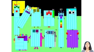 Numberblocks Band - Numberblocks Meet!Numberblocks Band Retro 51-60 Fixed Part 00