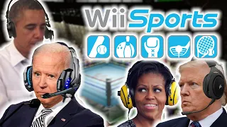 US Presidents Play Wii Sports Boxing