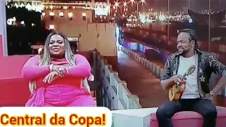 Jojo Todynho e Xande de pilares na Central da Copa!