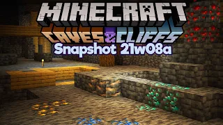 No More Easy Diamonds? ▫ Minecraft 1.17 Snapshot 21w08a ▫ Caves & Cliffs Update